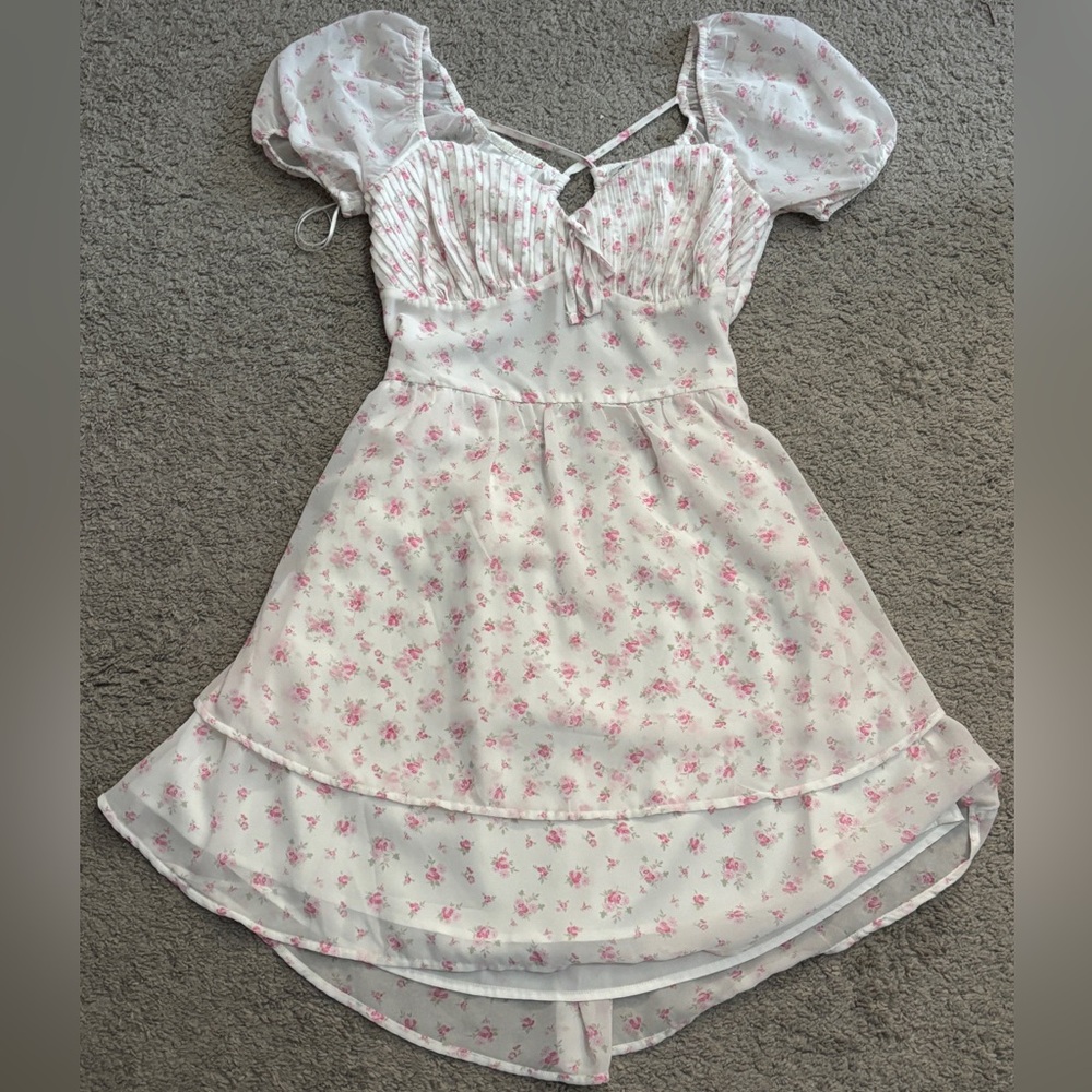 Hollister Pink Floral Dress